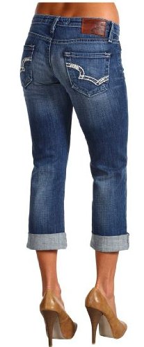 Womens Low Rise Big Star Rikki Cropped Pants Jeans 5 Pocket Design Medium Wash Womens Low Rise Big Star Rikki Cropped Pants Jeans 5 Pocket Design Medium Wash