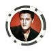 Elvis Poker Chip Card Guard Great Gift Idea