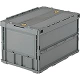 ＴＲＵＳＣＯ　薄型オリコン５０Ｌ（ロック蓋付）　グレー