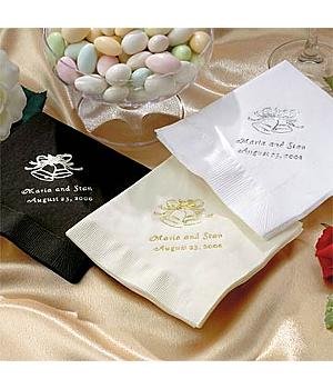 Wedding Gifts - Personalized Wedding Cocktail Napkins