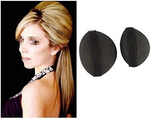 Bump It Up Volume Hair Base Styling Insert Tool Do Beehive Hair Styler Women Hair Styling Clip Stick Bun Maker Braid Tool Hair Accessories, Black