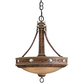 Durango Pendant, WEATHERED IRON, FAUX ALABASTER by Home Decorators Collection