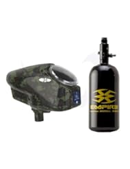 Empire Invert Halo Too Electronic Hopper Digi Camo + Empire Basic 48ci 3000psi HPA N2 Tank