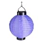 Lampion Solaire Violet avec 1 x LED blanche, 20cm, D�coration Jardin