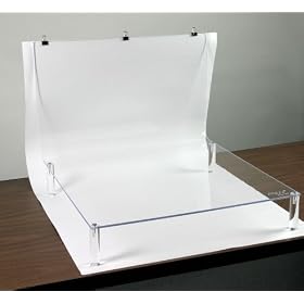 ALZO Platform kit with background paper - eliminates shadows under objects in product... by