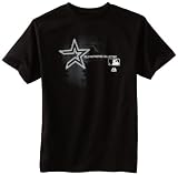 MLB Boys' Houston Astros Change Up Short Sleeve Basic Tee (Black, Large)