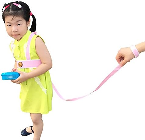 MOCA Friends Security Toddler Harness Leashes for Walking Helper Kid Keeper, Pink