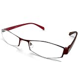 リーディンググラス 老眼鏡 シニアグラス レディースメタルフレーム DR-79 レッド