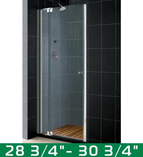 DreamLine SHDR-4128728-01 Elegance 28 3/4 - 30 3/4 Shower Door, Chrome