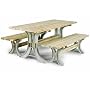 2x4 Basics AnySize Picnic Table Set, Model# 12291