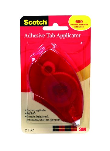 Scotch Adhesive Tab Applicator,0 .43 x 0.56 Inch (6054)