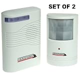 Driveway Patrol Sensor and Receiver Kit Set of 2