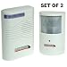 Driveway Patrol Sensor and Receiver Kit Set of 2