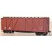 HO KIT 40' 6-Panel Wood Boxcar, Data/Mineral Red
