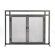 Woodfield Vintage Iron Mission Style Screen for Fireplace