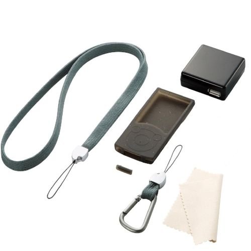 ELECOM Walkman Sシリーズ (2009年発売) 充電器セット ブラックラメ AVS-S09ACBKR