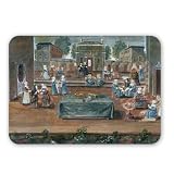 La Maison de Saint-Cyr (oil on canvas) by.. - Mouse Mat Art247 Highest Quality Natural Rubber Mouse Mats - Mouse Mat