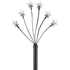 Siena Home 925714 LED-Sternenst�be, gr�n, au�en, 5 St�be mit 6 Sternen, warmwei�