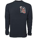 Detroit Tigers Navy Blue Team Logo Thermal Long Sleeve T-shirt