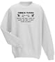 Chinese Proverb PANTIES NOT BEST THING ON EARTH, BUT NEXT TO BEST THING ON EARTH Adult Sweatshirt (Crewneck) Various Colors