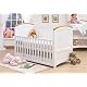 white cot bed