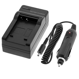 Digital Camera Battery Charger with Car Adapter for Panasonic Lumix DMC-ZS3 DMC-ZS3S... by GTMax