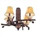 Great Lodge Lit Kit / Chandelier in Old Chicago