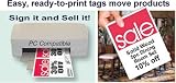 Sale - Medium Ready-to-Print Shelf Signs - 5.5