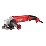 Factory-Reconditioned Milwaukee 6122-830 10 Amp Trigger Switch Small Angle Grinder with Lock-On Button, 4.5-Inch