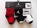 Nike Air Jordan Toddler Baby Socks White/Black/Red 6 Pairs (12-24 Months)