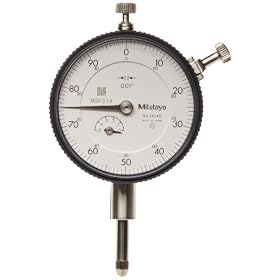 Mitutoyo 2414S, .001 X .500 Dial Indicator, 0-100, Lug Back, Series 2