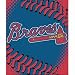 MLB Atlanta Braves Plush Raschel Blanket (60 x 80-Inch)