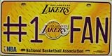 Lakers #1 Fan License Plate