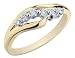 Diamond Promise Ring 1/5 Carat (ctw) in 10K Yellow Gold