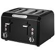 Waring CTT400BK Professional Cool Touch 4-Slice Toaster, Black