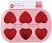 Wilton 6-Cavity Silicone Heart Mold Pan