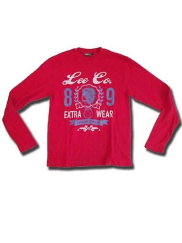 Lee Herren Langarm-Shirt rot