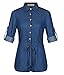 DEARCASE Sexy Half Sleeve Denim Jeans Jumpsuit Bodysuit Shorts Romper Playsuit
