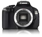 Canon EOS 600D Body 18MP Digital SLR Camera (Black) with 4GB SD Card, Camera Bag