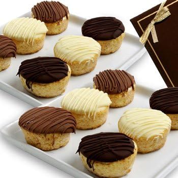 Belgian Chocolate Dippped Mini-Cheesecakes - 12 piece