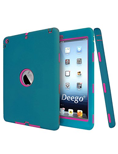 Ipad air case, 3in1 hybrid protective case for ipad 5 (2013 relea…
