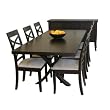 Colombo 8-Piece Dining Set in Brown By Wholesale Interiors