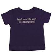 "Aren't You A Little Short For A Stormtrooper?" Star Wars Retro Trendy T-Shirt (Sizes for Infant/Baby/Toddler/Children's/Youth