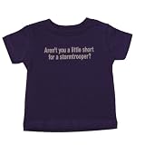 Aren't You A Little Short For A Stormtrooper? Star Wars Retro Trendy T-Shirt (Sizes for Infant/Baby/Toddler/Children's/Youth