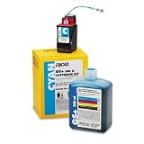 ~:~ EASTMAN KODAK ~:~ 21296200 Ink  Cartridge Kit, 1 500 ml Botl of Ink/1 Ink Cart, Cyan