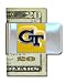 Georgia Tech Yellow Jackets Steel Money Clip
