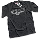 HotScamp Premium Moto Guzzi Mandello Del Lario Mens Black T-Shirt