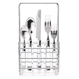 Cambridge Skylight Flatware Set with Caddy - Clear
