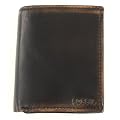 Fossil International Trifold Geldb�rse Geldbeutel Carson Schwarz Black