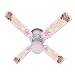 Nursery Ceilng Fans – Pink Blocks 42″ Fan w/ Light